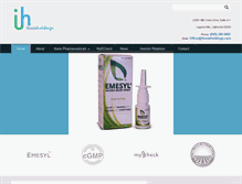 Tablet Screenshot of itonisholdings.com